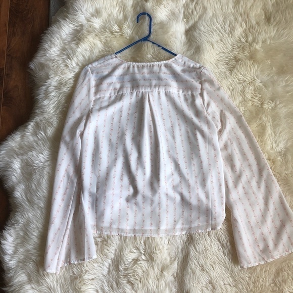 The Jetset Diaries Sanja Wrap Top Bell Long Sleeve - Picture 8 of 10